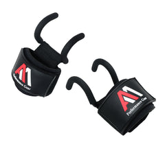 Weight Lifting Gym Gloves Eagle Claw Steel Hooks Gym Straps