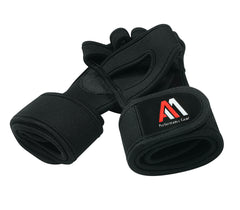 New Long Wrist Wraps Gym Gloves with Thumb Support