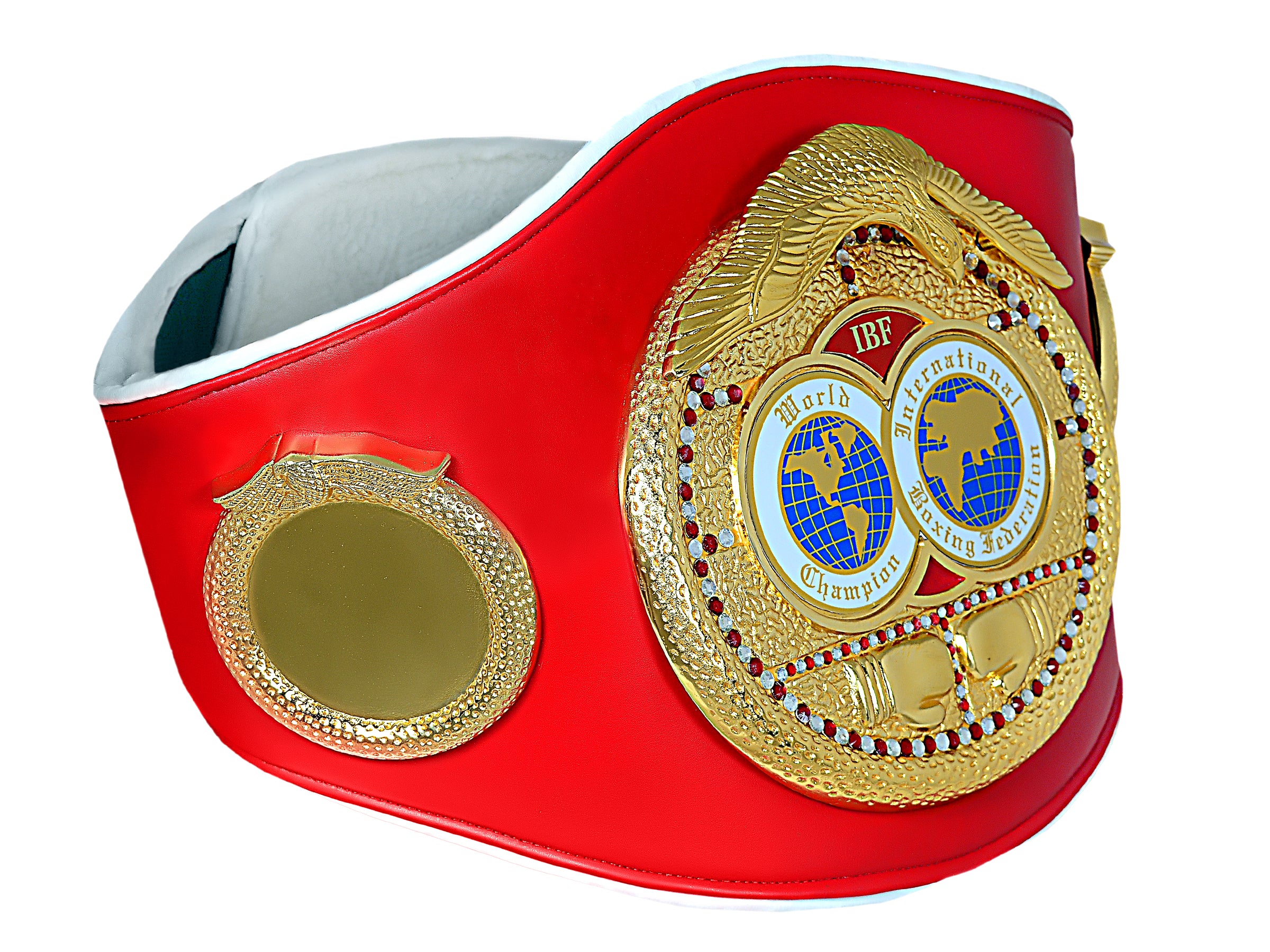 International Boxing Federation World Champion Belt Red Adults 6mm AA-500