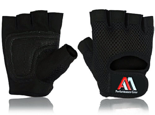 Breathable Mesh Gloves Gym Fitness Gloves