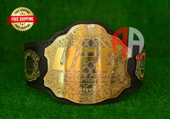 UFC Ultimate Fighting Championship Silver Title Belt