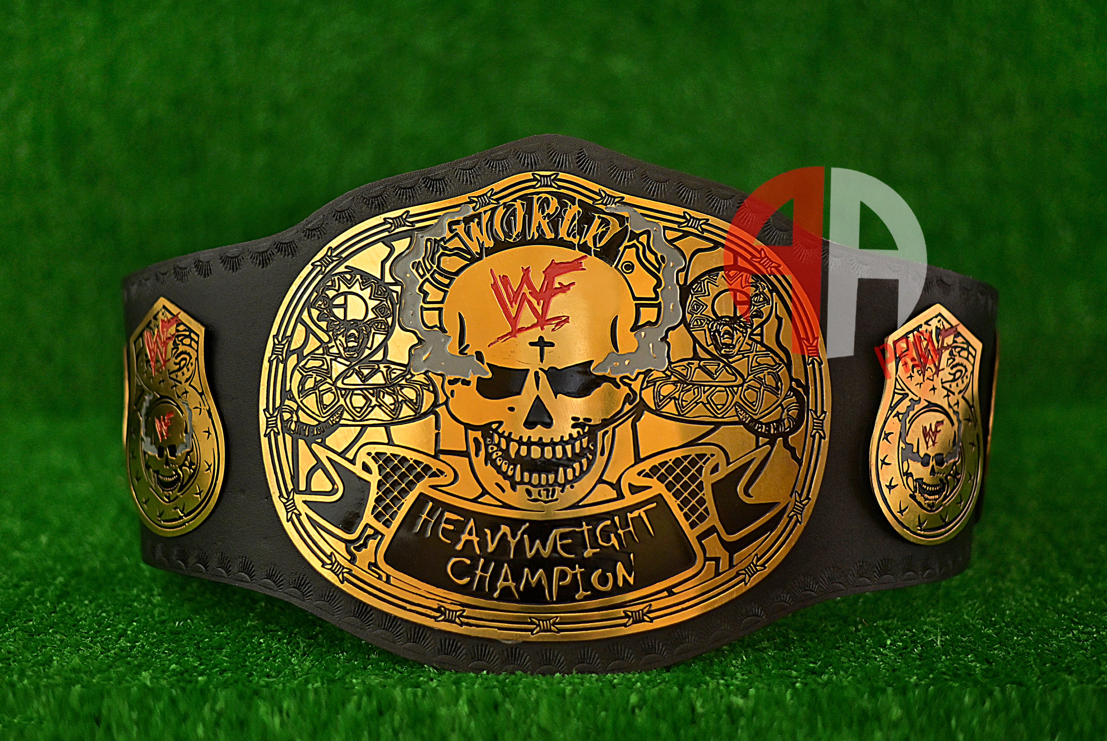 World Heavy Weight Championship Smoking Skull Belt