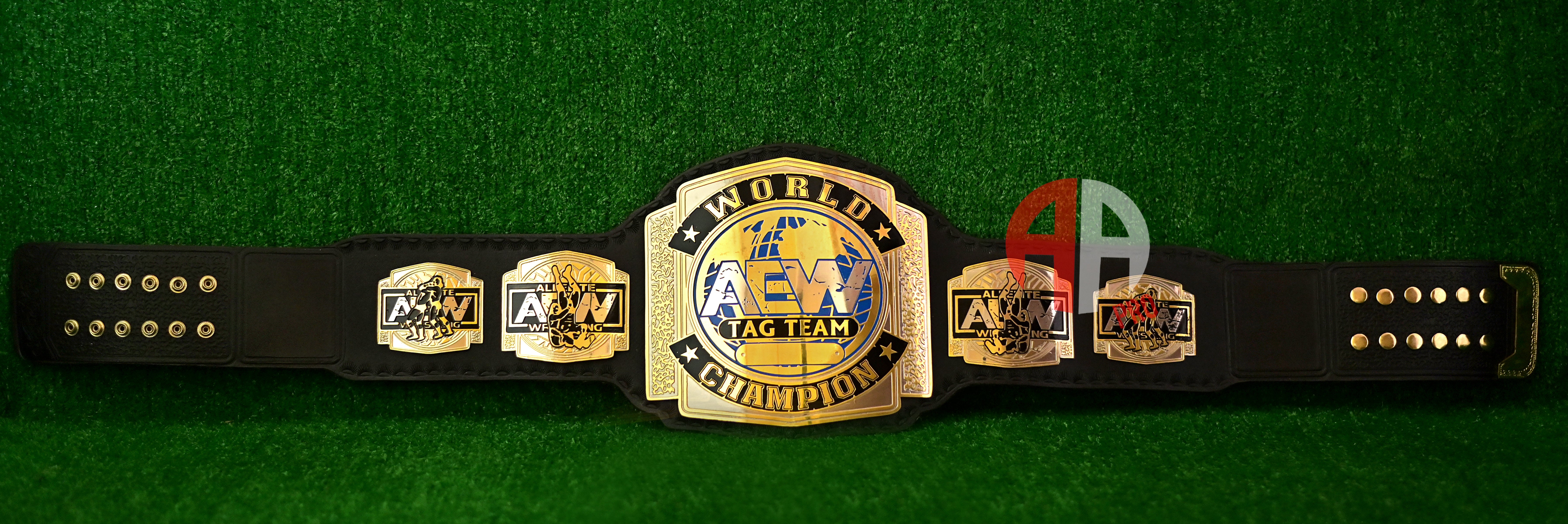 World AEW Tag Team Championship Belt 4MM AA-5014