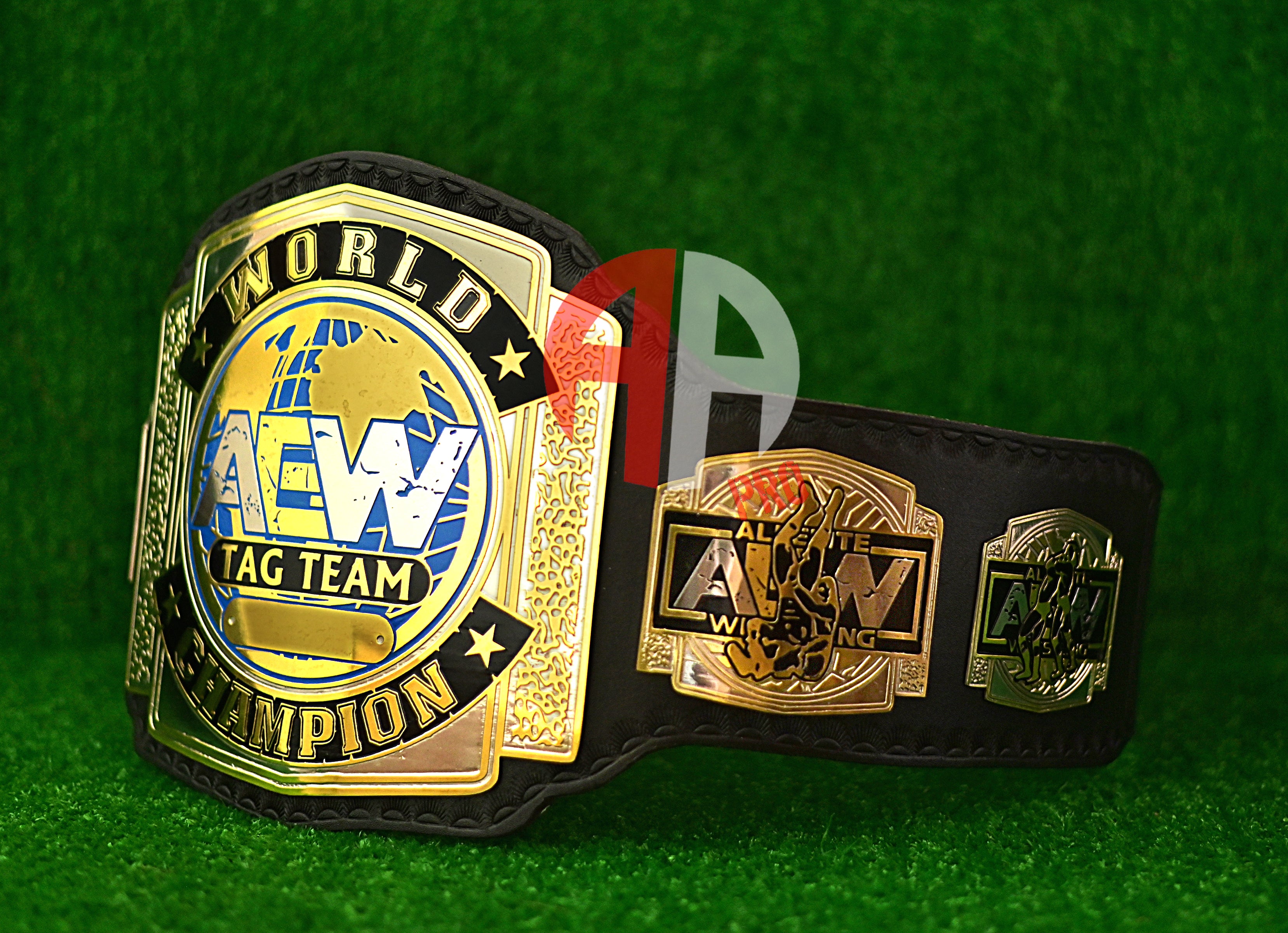 World AEW Tag Team Championship Belt 4MM AA-5014