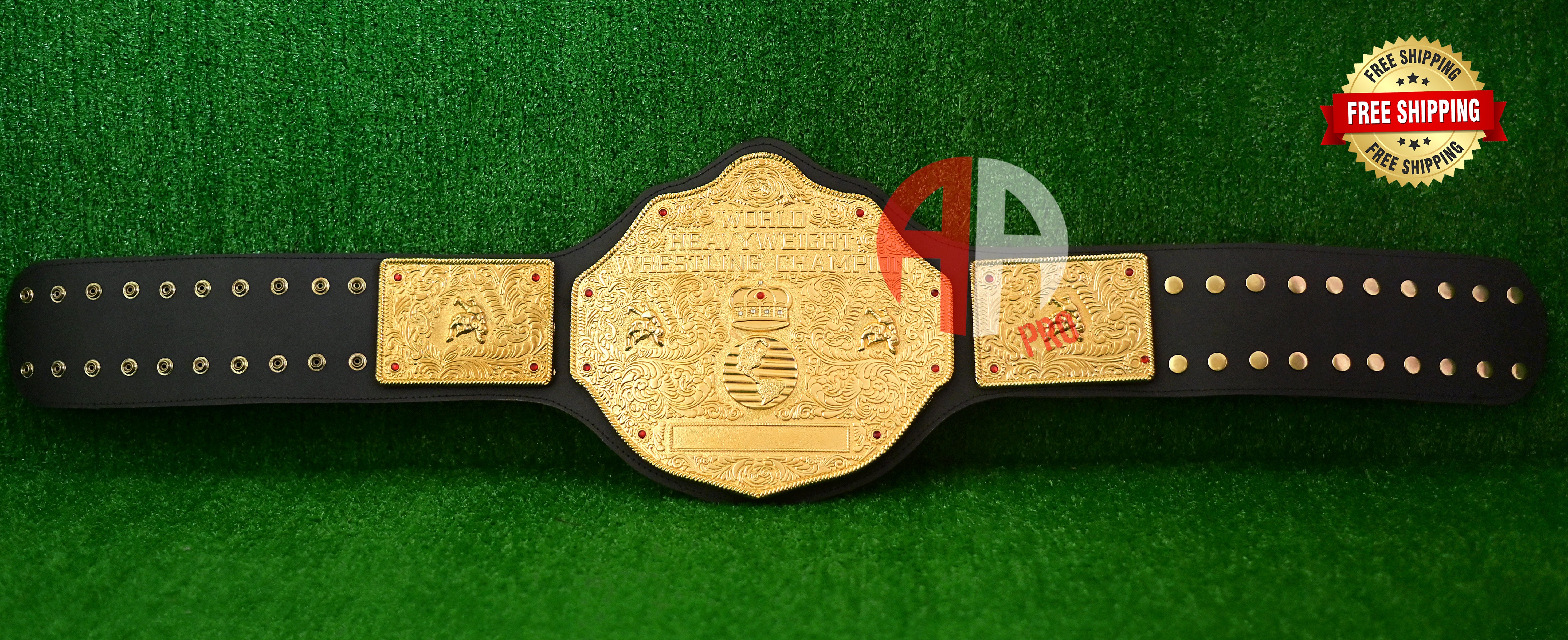 Big Gold World Heavy Weight  Championship Belt 4MM AA-5024