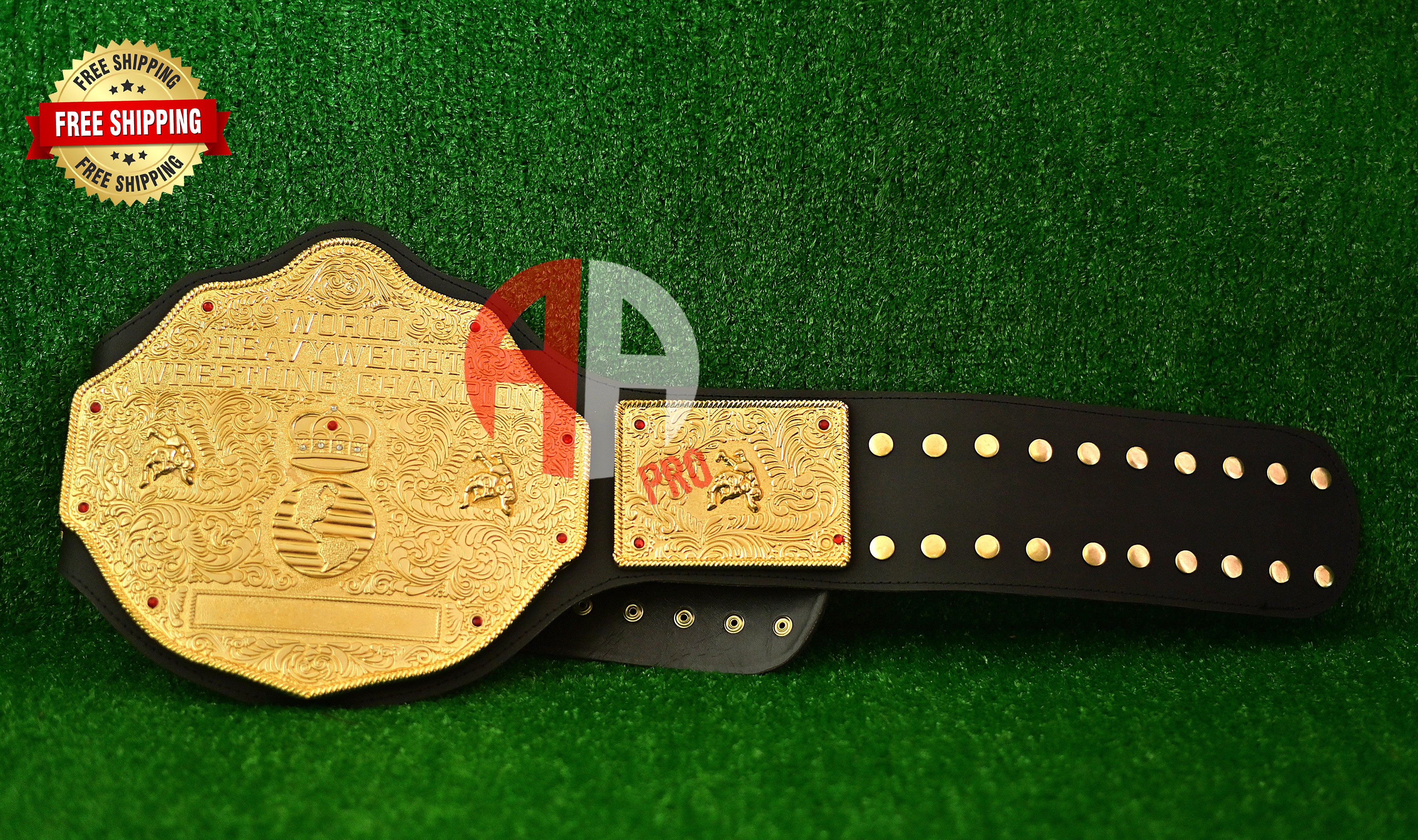 Big Gold World Heavy Weight  Championship Belt 4MM AA-5024