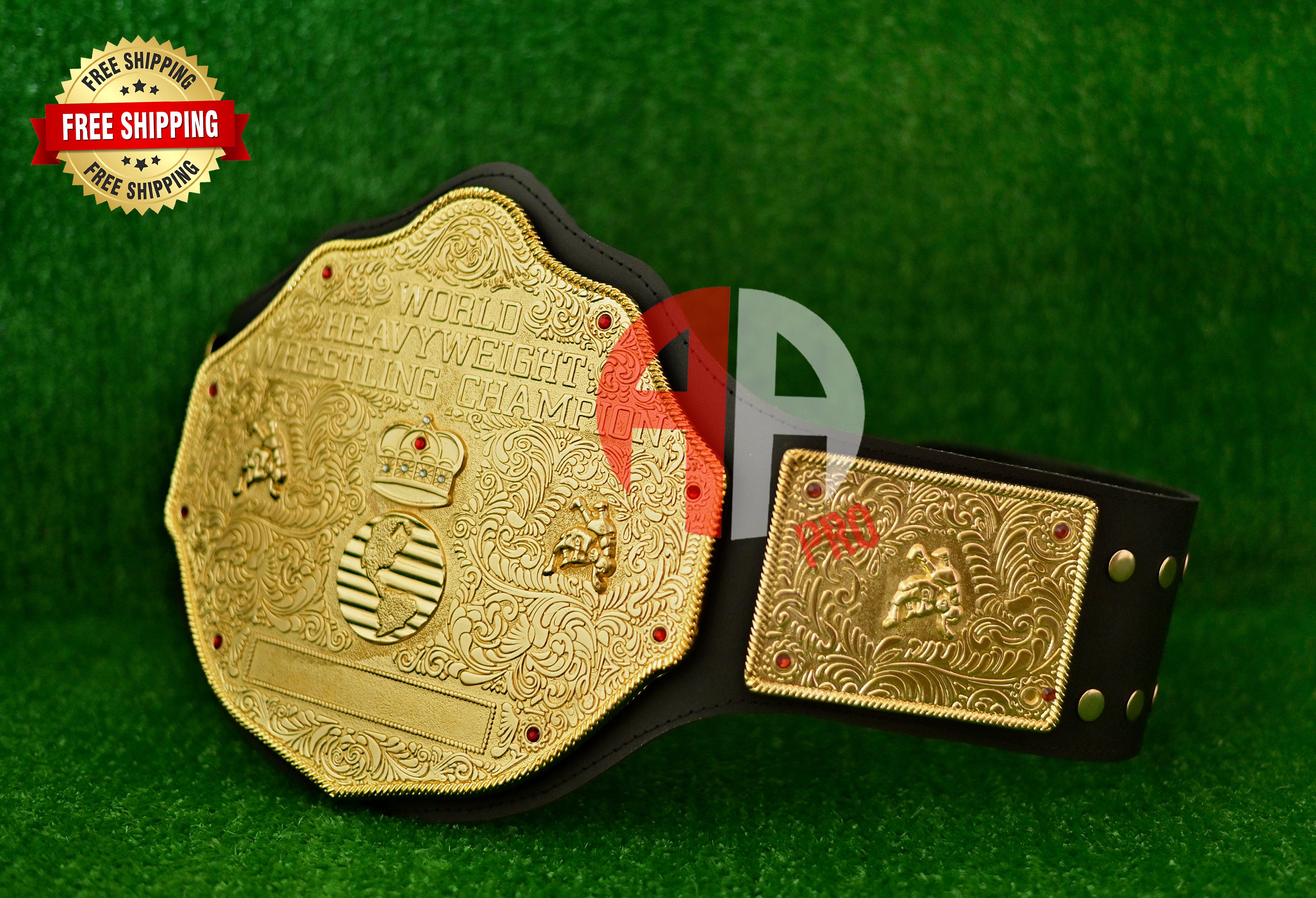 Big Gold World Heavy Weight  Championship Belt 4MM AA-5024