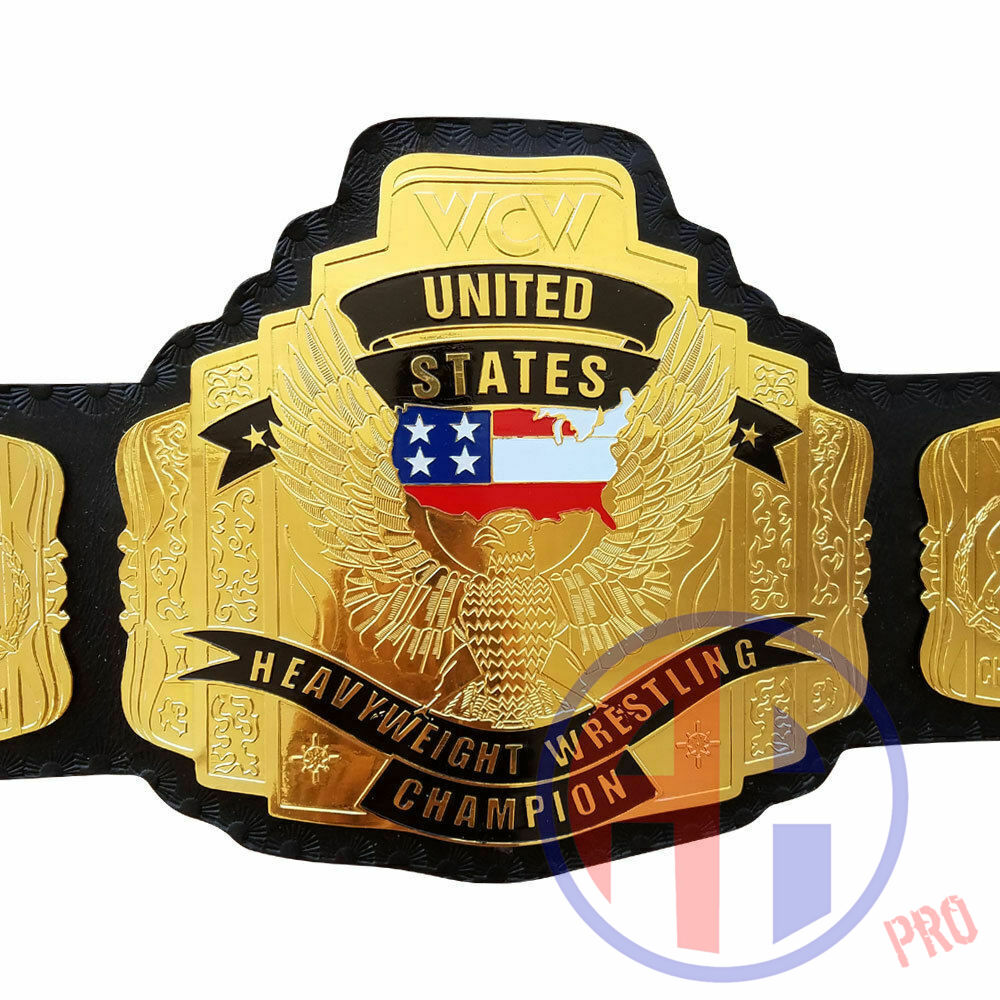 WCW United States Heavy Weight Wrestling Championship Belt 4MM AA-5012                                                                          TS-5012 WCW-USA