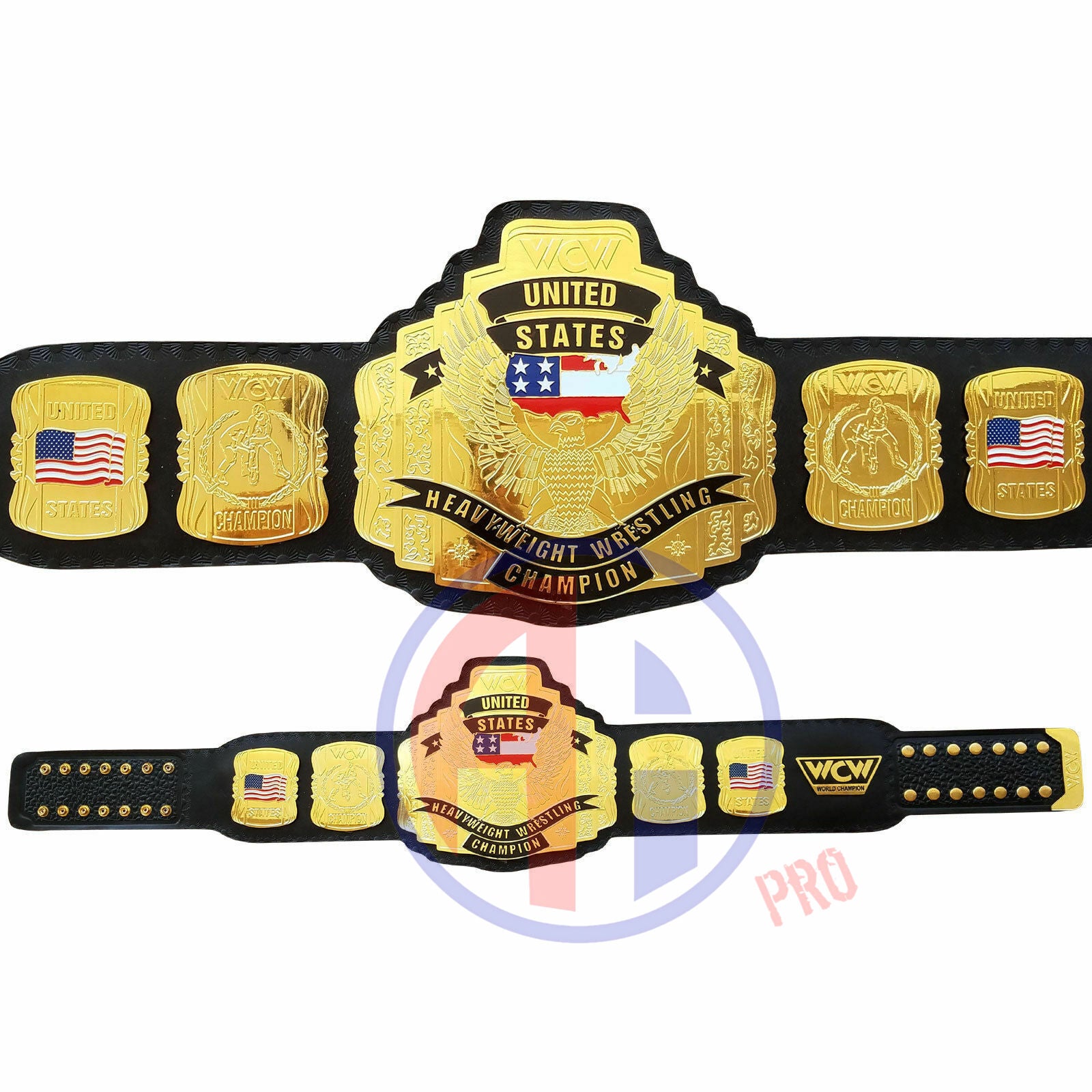 WCW United States Heavy Weight Wrestling Championship Belt 4MM AA-5012                                                                          TS-5012 WCW-USA