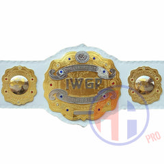 Intercontinental IWGP Championship White Belt Adults 4MM AA-5013