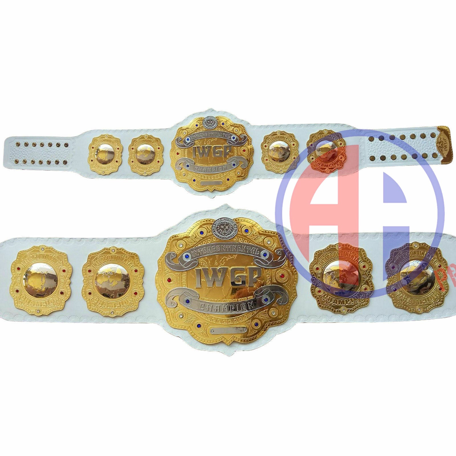 Intercontinental IWGP Championship White Belt Adults 4MM AA-5013